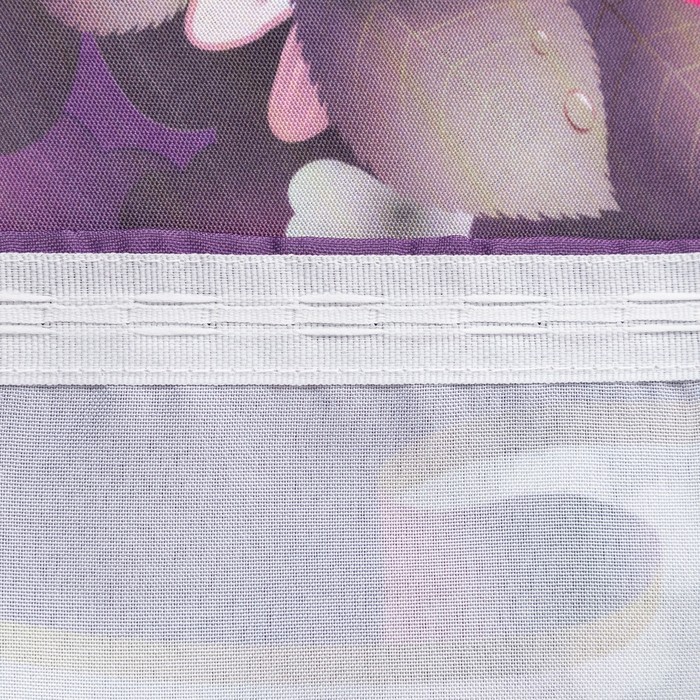 Комплект штор Ирония фиолет. штора (147х267 см), тюль (147х267 см), габардин, пэ 100% 