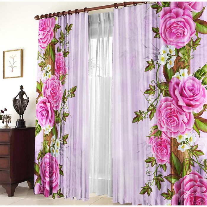 komplekt shtor kitajskie rozy 150h270 3sm 2sht gabardin p e v almaty ceny kupit v internet magazine sulpak otzyvy opisanie
