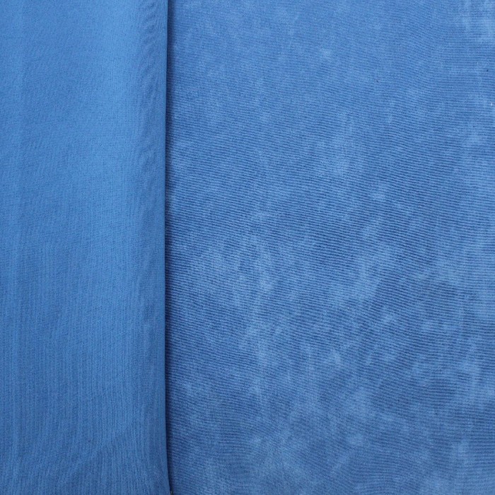 Трикотаж костюмный, бондинг софт, ширина 150 см, цвет голубой 