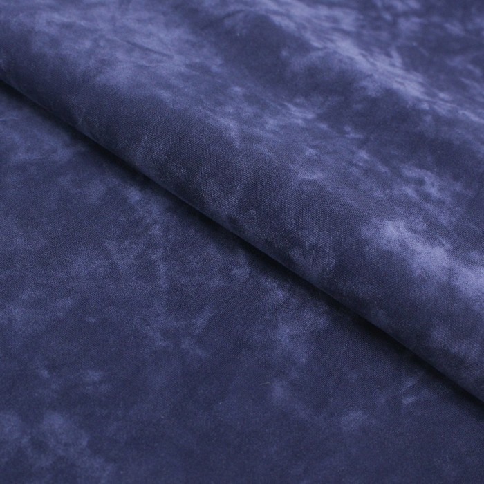 Трикотаж костюмный, бондинг софт, ширина 150 см, цвет тёмно-синий 