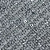 Трикотаж вязаный, шерсть с пайетками, ширина 150 см, цвет серый 