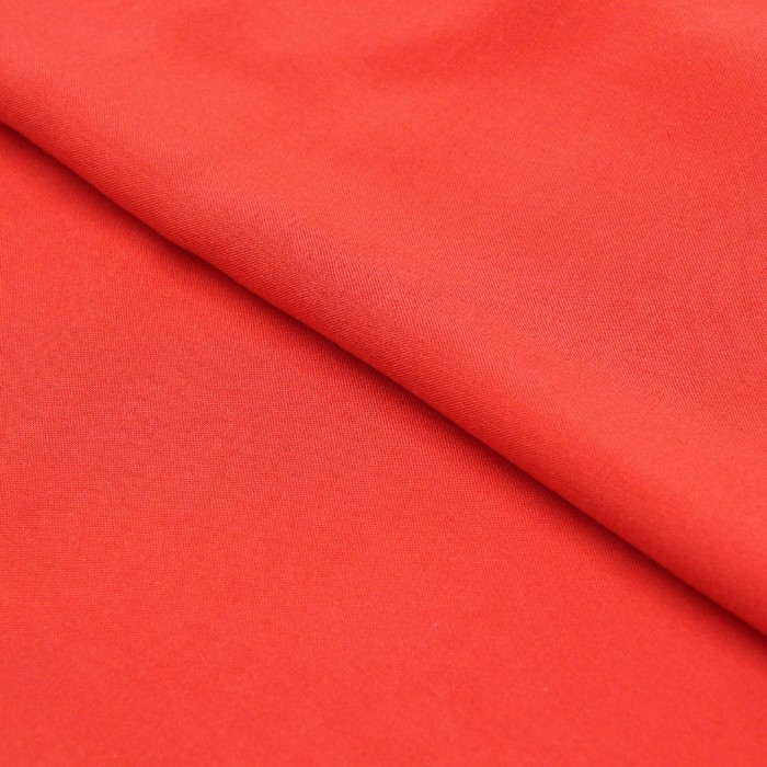 Ткань плательная, штапель гладкокрашеный, ширина 150 см, красный 