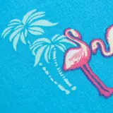 Ткань сорочечная, стрейч набивной, ширина 150 см, бирюзовый, RH 21/177 