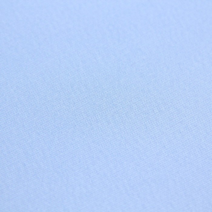 Ткань плательная, сатин гладкокрашеный, ширина 150 см, цвет голубой 