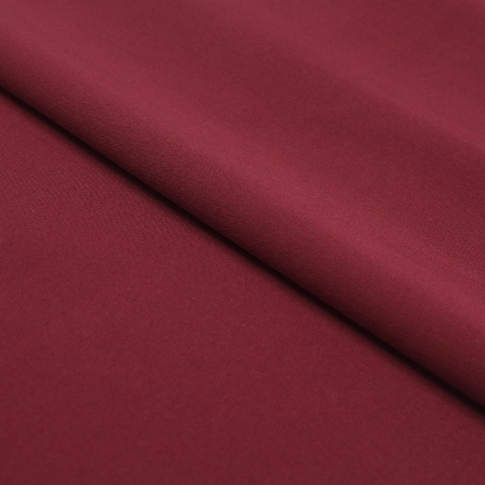 Ткань костюмная, вискоза гладкокрашеная, стрейч, ширина 150 см, цвет бордовый 