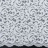 Полотно кружевное, стрейч, ширина 150 см, белый  - фото 2