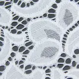 Полотно кружевное, стрейч, ширина 150 см, белый  - фото 3