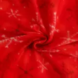 Плед "Экономь и Я" 75х100 см Снежинки красные 