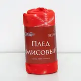 Плед "Экономь и Я" 75х100 см Снежинки красные  - фото 2