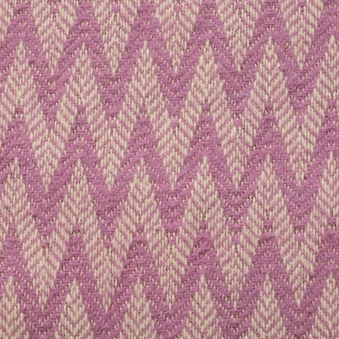 Плед «Этель Зиг-Заг», 125х150 ± 5 см, цвет фиолетовый. 