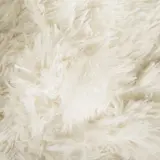 Плед мех "Шиншилла" двухсторонний, 240х220 см, белый 