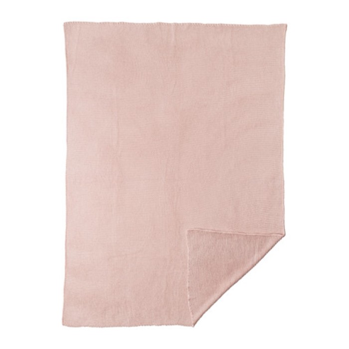 Плед ИГАБРИТТА, размер 130х170 см, цвет бледно-розовый 