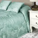 Покрывало "Пилар", размер 240х260 см, цвет бирюзовый  - фото 2