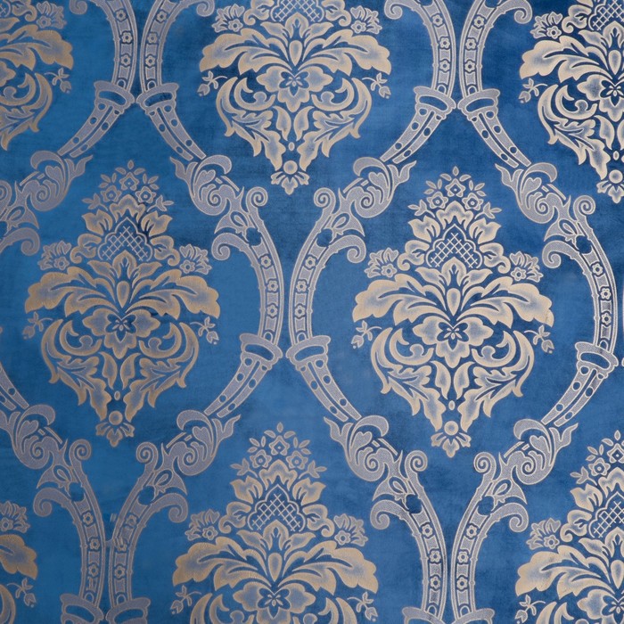 Покрывало Этель "Версаль" 240*210±3 см, цв.синий, 100% п/э 
