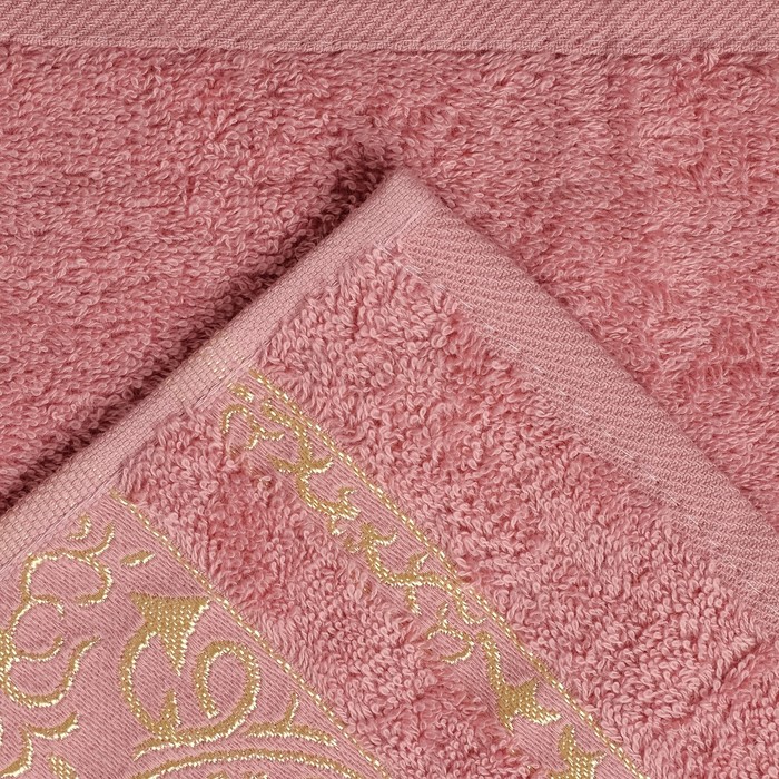 Полотенце махровое Sirma, 50х90 см, цвет цвет розовый. 