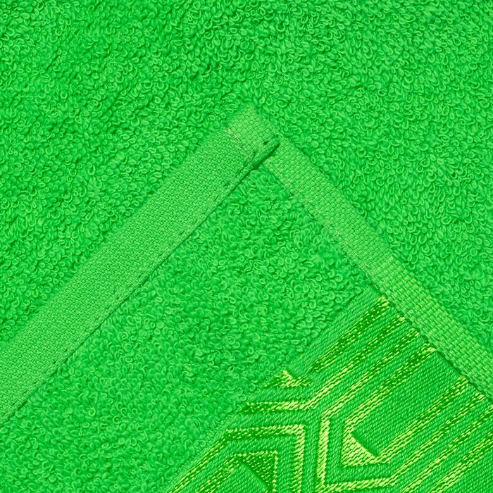 Полотенце махровое "Premier" 50х90 см, зеленый, 380 гр/м2, 100% хлопок 