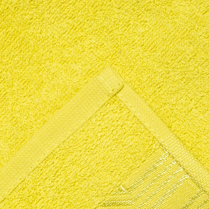 Полотенце махровое "Premier" 50х90 см, лимонный, 380 гр/м2, 100% хлопок 