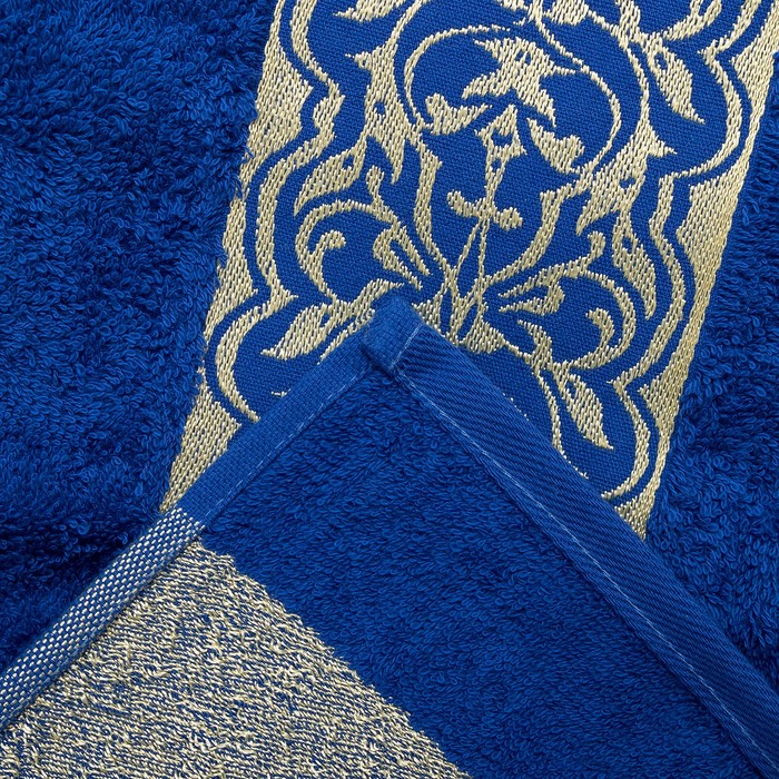 Полотенце махровое CELIN Танаис 50х90 см, синий, хлопок 100%, 450 г/м2 