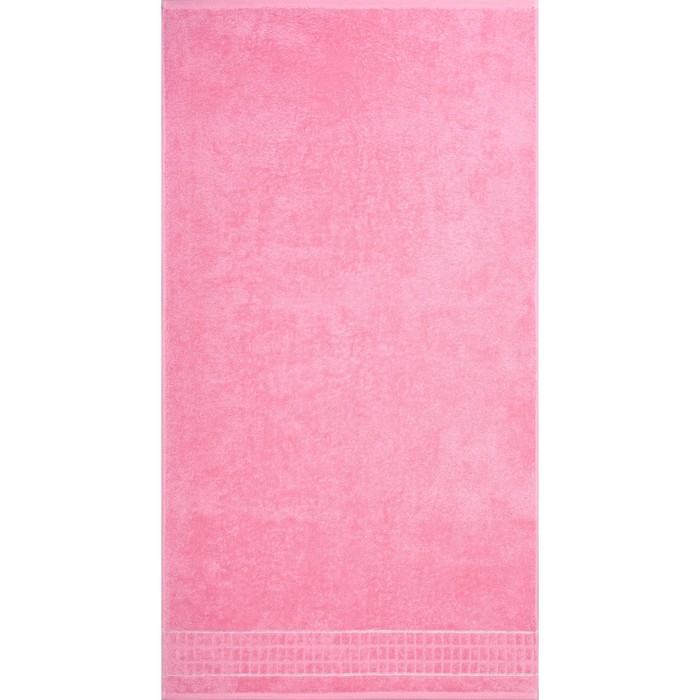 Полотенце махровое Megapolis 70х130 см, 14-1911 розовый, хлопок 100% 390 гр/м2 
