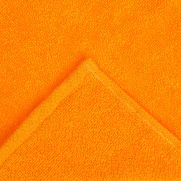 Полотенце махровое "Экономь и Я" 30*60 см оранжевый, 100% хлопок, 340 г/м2 