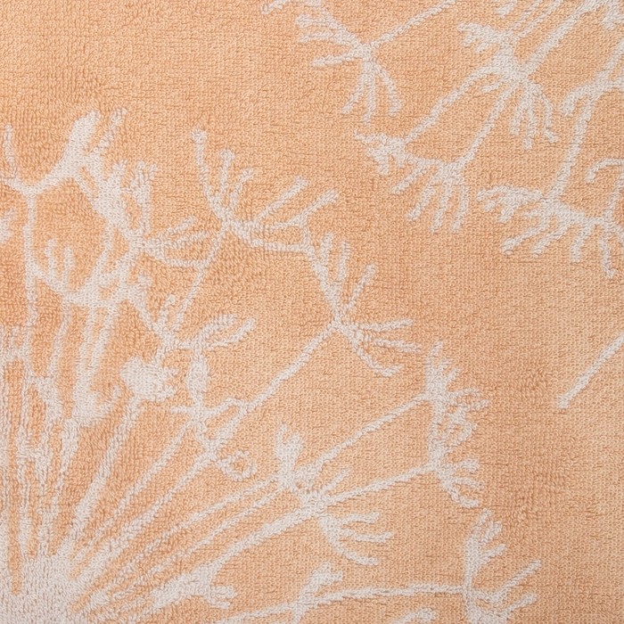 Полотенце махровое "Этель" Невесомость, цвет айвори, 70х130 см, 100% хл, 420 г/м² 