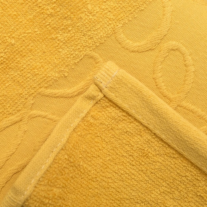 Полотенце махровое SIENA Танаис 70х130 см, желтый, хлопок 100%, 380 г/м2 