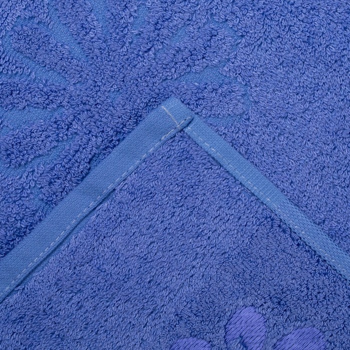 Набор махровых полотенец Florans, 50х90,70х130 см, цвет синий 