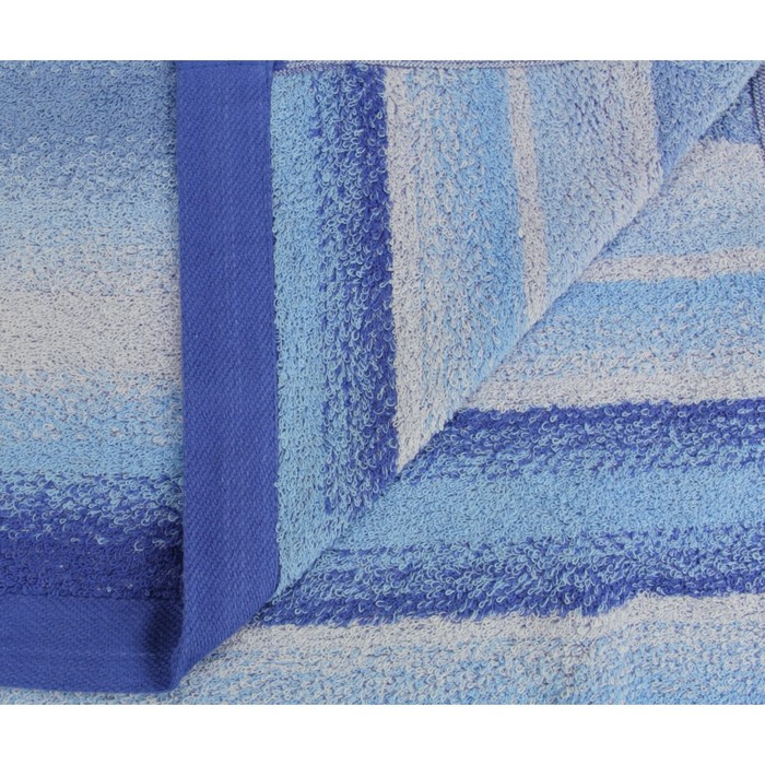 Набор полотенец Эсприт 2шт, 68х137 см, 31х70 см, голубой, 400гр/м2 