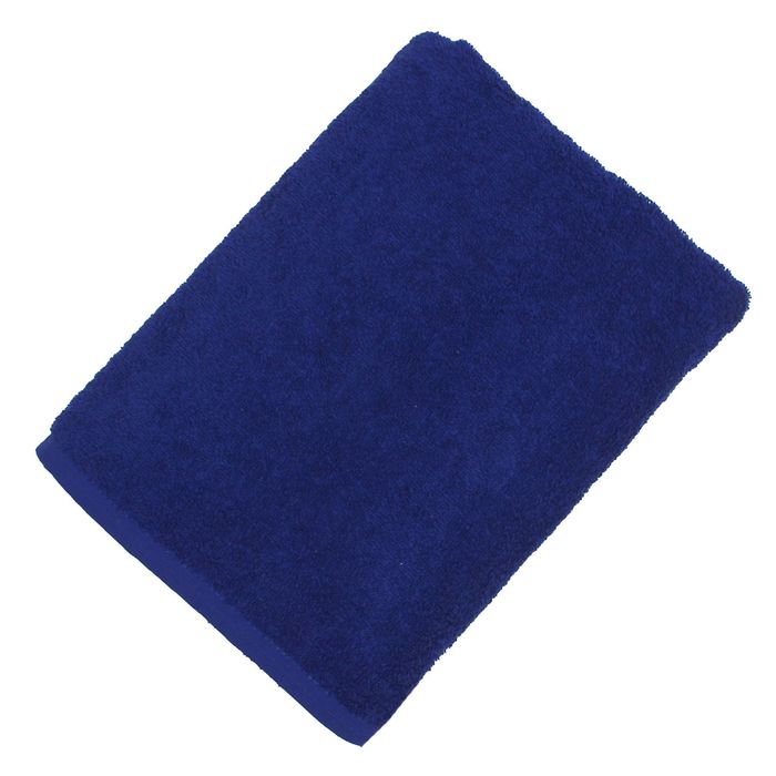 Полотенце махровое "Экономь и Я" 30х30 см синий, 100% хлопок, 340 г/м2 