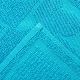 Полотенце махровое Privilea Модерн 50х30 см, бирюзовый, 100% хлопок  - фото 3