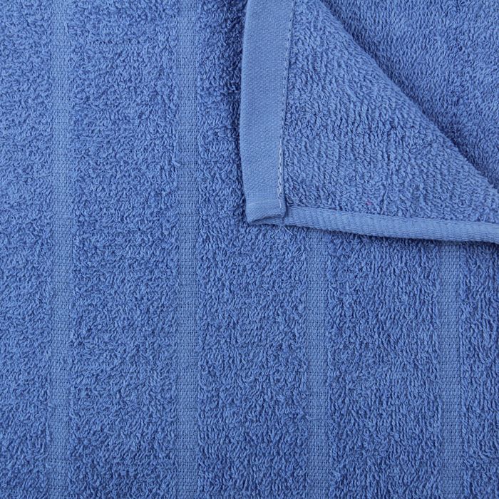 Полотенце махровое, цвет синий, размер 30х60 см, хлопок 280 г/м2 
