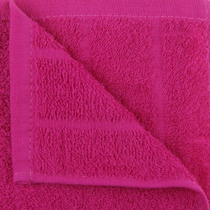 Полотенце махровое, цвет розовый, размер 30х60 см, хлопок 280 г/м2 