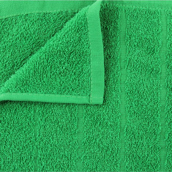 Полотенце махровое жаккардовое 30×60 см хлопок 280 г/м2 Зеленый 