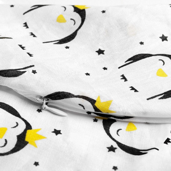 Наволочка к подушке для беременных, размер 25 × 170 см, принт пингвины 