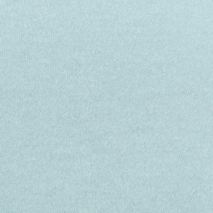 Простыня трикотажная на резинке, 140х200х20, цвет голубой, 125 гр/м2 