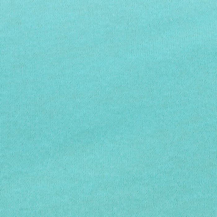 Простыня трикотажная на резинке, 180х200х20, цвет бирюзовый, 125 гр/м2 