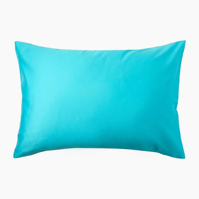 Наволочка «Этель» 50×70 см, цвет голубой, 100% хлопок, мако-сатин, 125 г/м² 