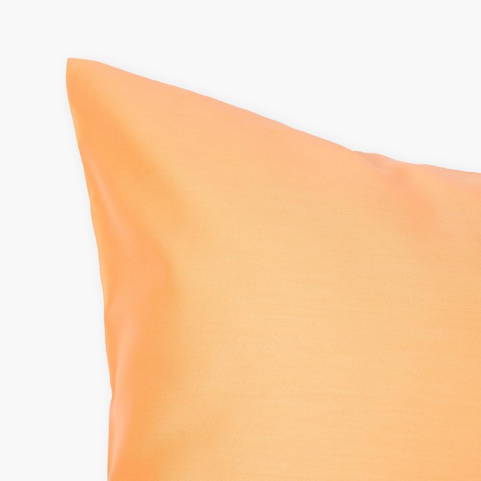 Наволочка «Этель» 50×70 см, цвет персиковый, 100% хлопок, мако-сатин, 125 г/м² 