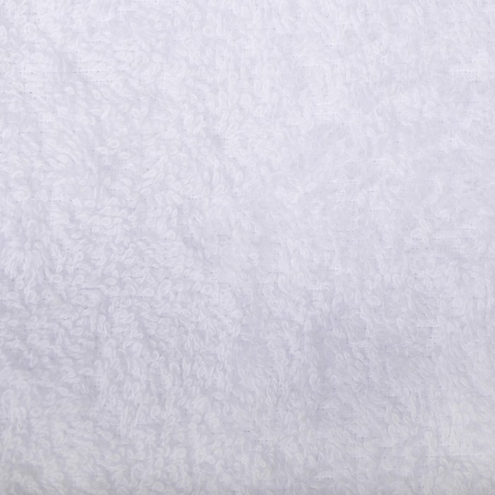Простыня махровая однотонная "Антей" цвет белый 155*200 см 100% хлопок 380 гр/м 