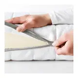 Пенополиуретановый матрас, средней жесткости, цвет белый МАЛФОРС  - фото 4