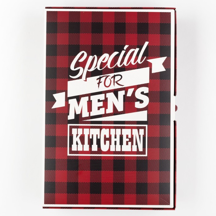 Кухонный набор Men's kitchen: варежка-прихватка, молоток деревянный 