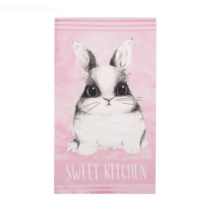 Набор кухонный "Sweet Kitchen" полотенце 40х73 см, кармашек 29х19 см, ложка 24х5 см 