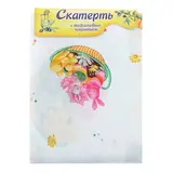 Скатерть пасхальная "Пасхальный кролик" 75 х 75 см  - фото 3