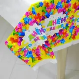 Скатерть "С Днем рождения" звезды 