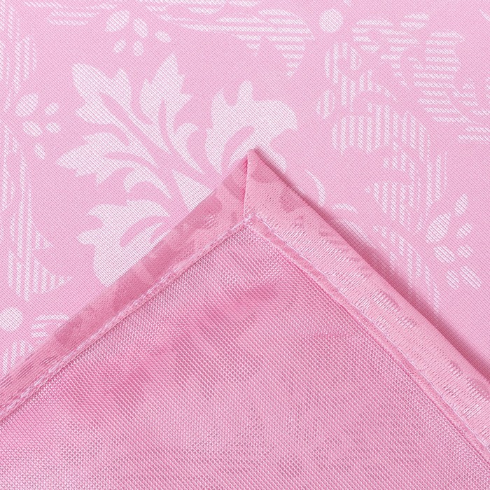Скатерть "Розовый фламинго" 140х140 см, принт МИКС 