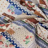 Скатерть из гобелена "Этель" Пэчворк с бахромой, 140х160 ± 2 см  - фото 3