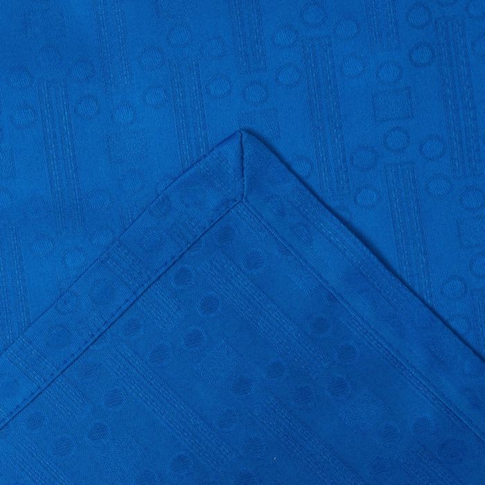 Набор столовый "Этель" Абстракция цв.Синий(скат140*220,салф 40*40-8шт), 100% хл, жаккард 