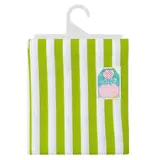 Скатерть "Этель" Зеленая полоска 150х150 см, рогожка,160 гр/м2  - фото 4