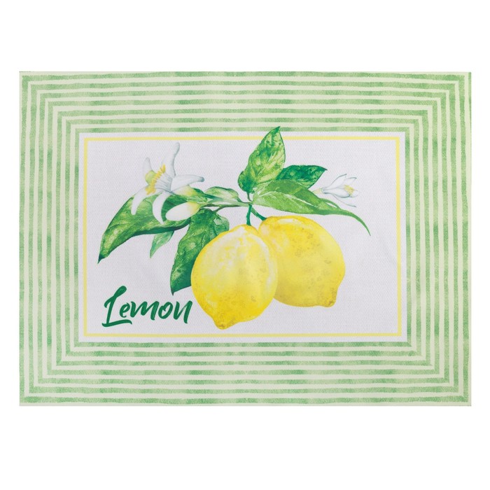 Салфетка на стол "Лимоны" 30 х 40см, 100 % п/э, оксфорд 420 г/м2 