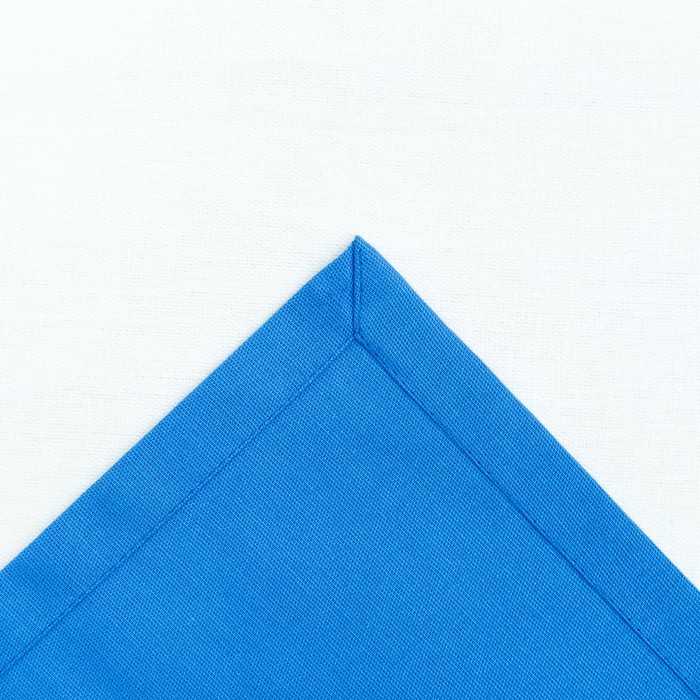 Салфетка "Этель" Краб 40*40 -2шт, саржа, цв. Синий, 100% хл, 200 гр/м2 